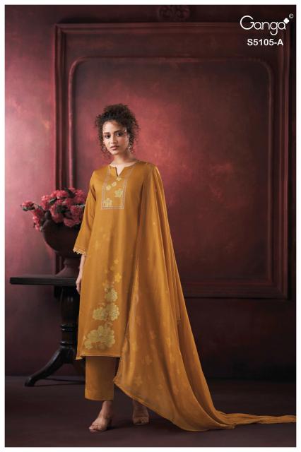 Ganga julisse 5015 cotton dress material wholesale price